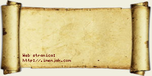 Velislava Glavonjić vizit kartica